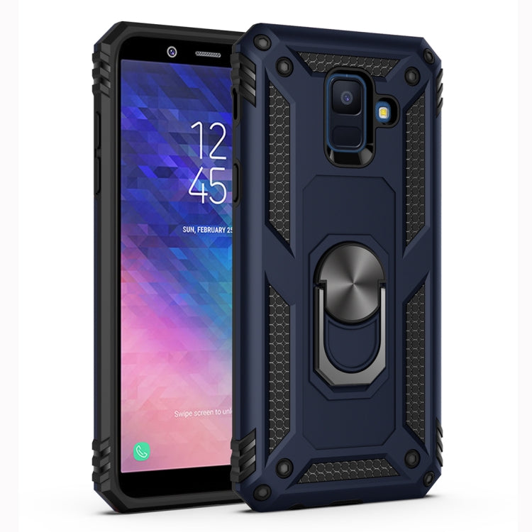 Coque de protection antichoc Armor en TPU et PC pour Galaxy A6 (2018), avec support rotatif à 360 degrés, pour Galaxy A6 (2018)