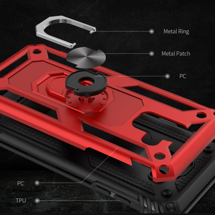 Coque de protection antichoc Armor en TPU et PC pour Galaxy A6 (2018), avec support rotatif à 360 degrés, pour Galaxy A6 (2018)