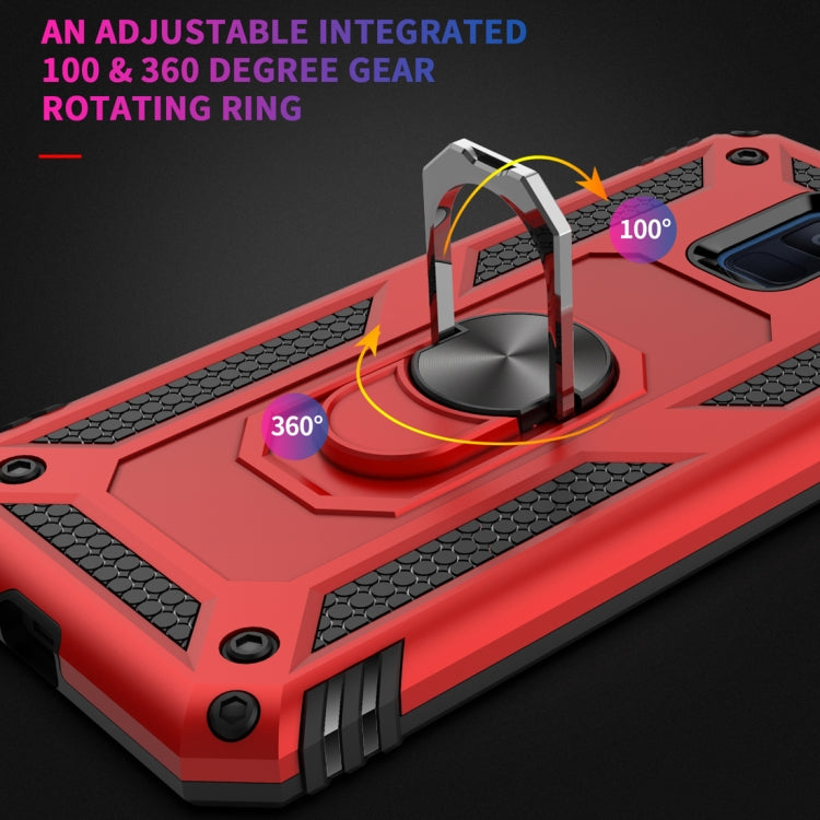 Coque de protection antichoc Armor en TPU et PC pour Galaxy A6 (2018), avec support rotatif à 360 degrés, pour Galaxy A6 (2018)