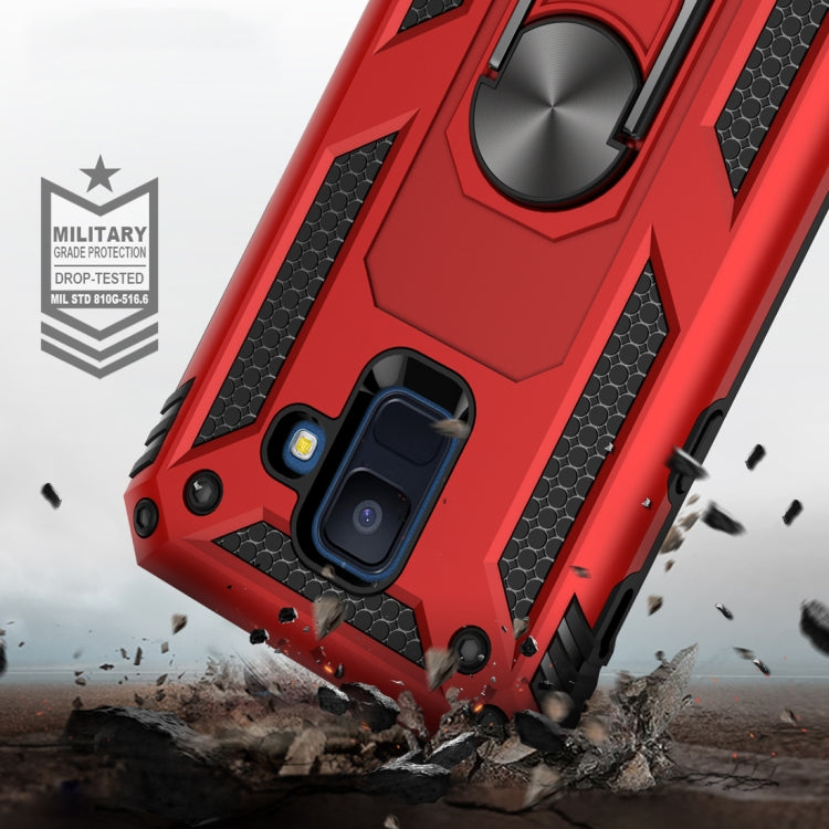 Coque de protection antichoc Armor en TPU et PC pour Galaxy A6 (2018), avec support rotatif à 360 degrés, pour Galaxy A6 (2018)