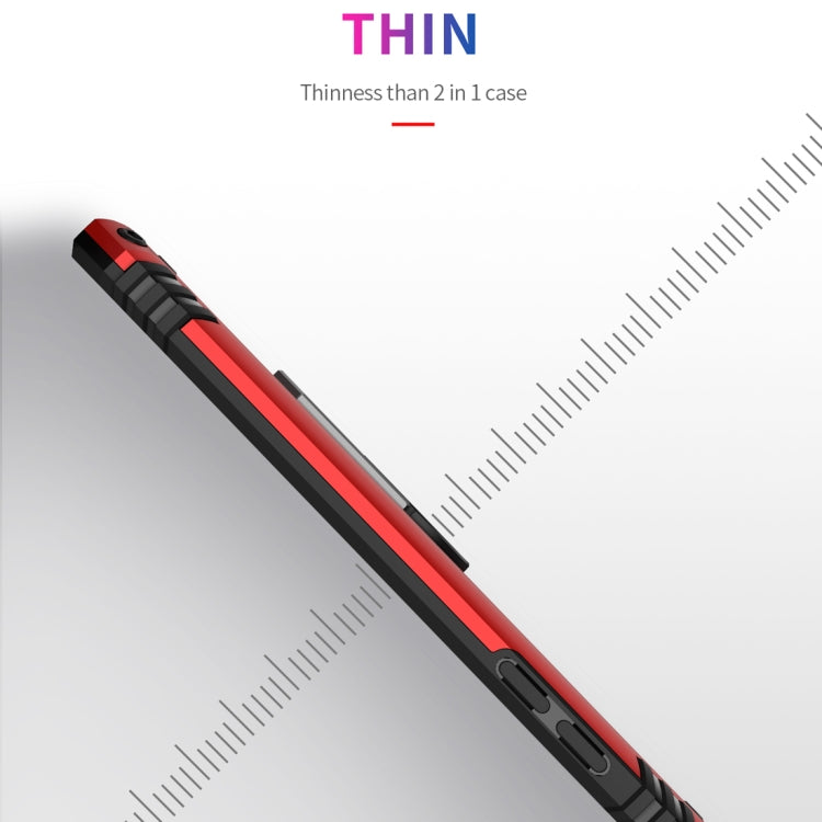 Coque de protection antichoc Armor en TPU et PC pour Galaxy A6 (2018), avec support rotatif à 360 degrés, pour Galaxy A6 (2018)