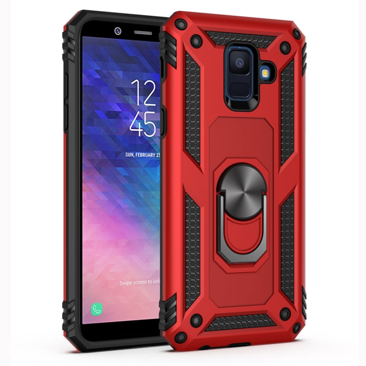 Coque de protection antichoc Armor en TPU et PC pour Galaxy A6 (2018), avec support rotatif à 360 degrés, pour Galaxy A6 (2018)