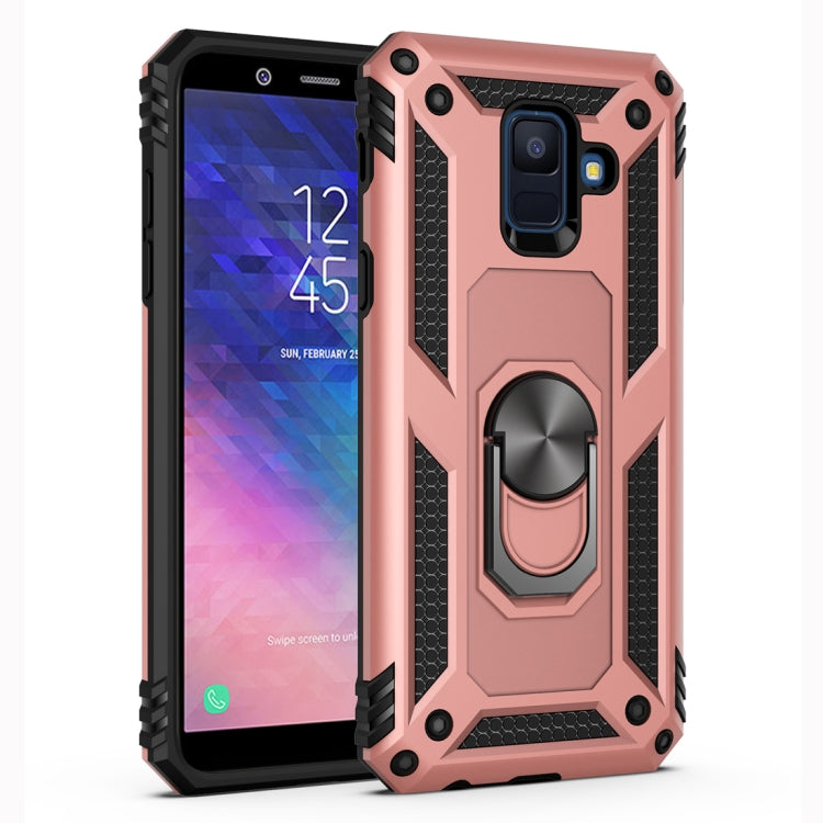 Coque de protection antichoc Armor en TPU et PC pour Galaxy A6 (2018), avec support rotatif à 360 degrés, pour Galaxy A6 (2018)