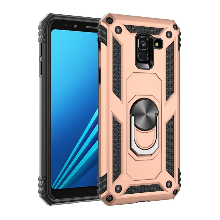 Coque de protection antichoc Armor en TPU et PC pour Galaxy A8 (2018), avec support rotatif à 360 degrés, pour Galaxy A8 (2018)