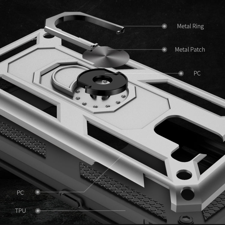 Coque de protection antichoc Armor en TPU et PC pour Galaxy A8 (2018), avec support rotatif à 360 degrés, pour Galaxy A8 (2018)