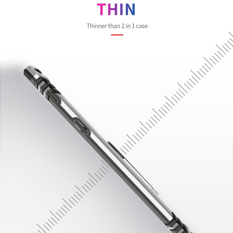 Coque de protection antichoc Armor en TPU et PC pour Galaxy A8 (2018), avec support rotatif à 360 degrés, pour Galaxy A8 (2018)