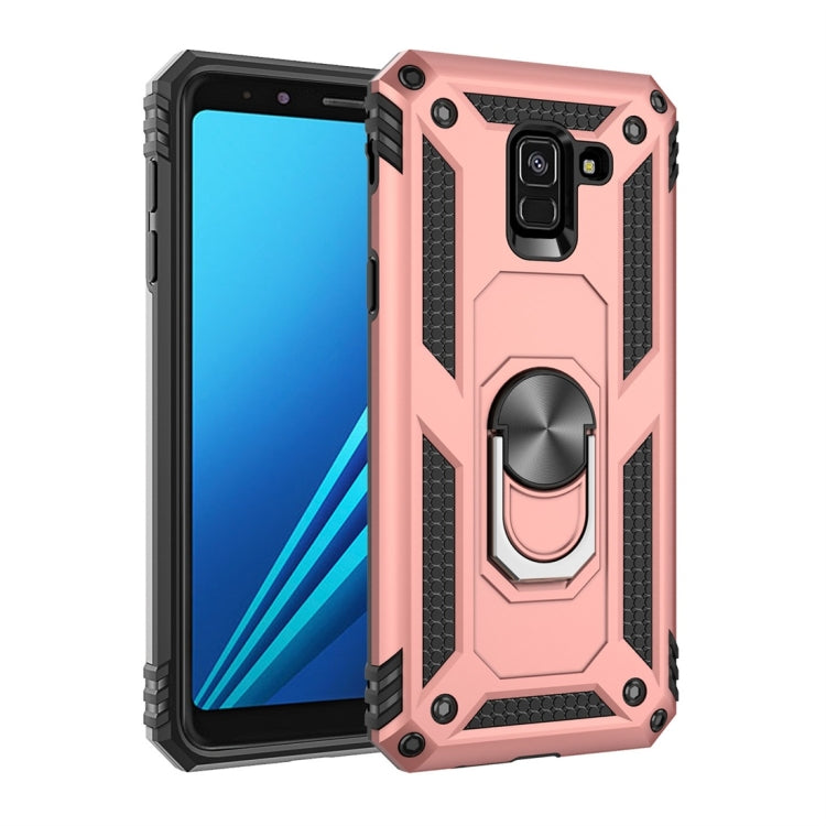 Coque de protection antichoc Armor en TPU et PC pour Galaxy A8 (2018), avec support rotatif à 360 degrés, pour Galaxy A8 (2018)