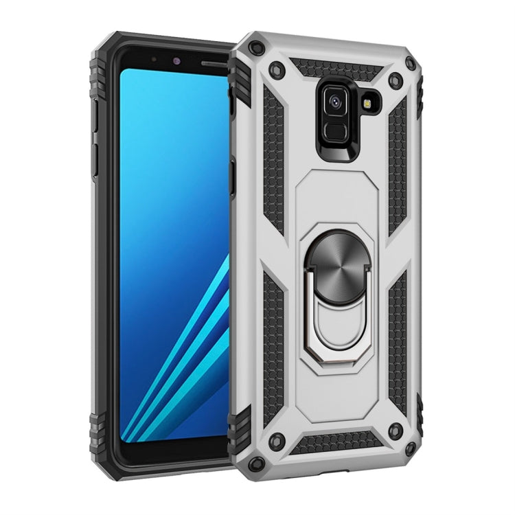 Coque de protection antichoc Armor en TPU et PC pour Galaxy A8 (2018), avec support rotatif à 360 degrés, pour Galaxy A8 (2018)