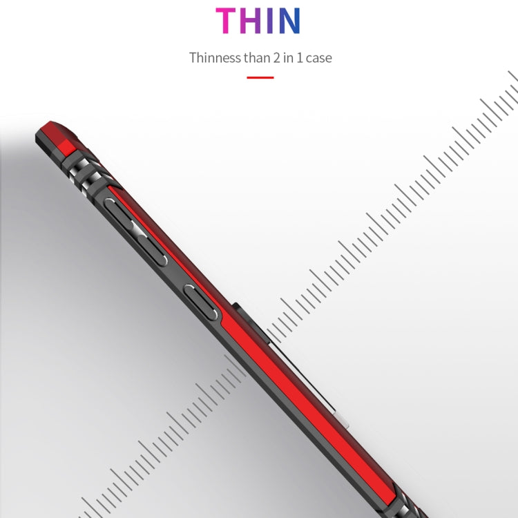 Coque de protection antichoc Armor en TPU et PC pour Galaxy A50, avec support rotatif à 360 degrés.