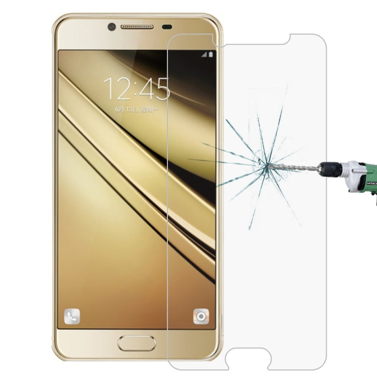 For Galaxy C5 / C500 0.26mm 9H Surface Hardness 2.5D Explosion-proof Tempered Glass Screen Film, 1pcs