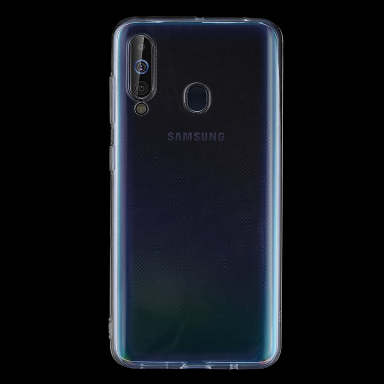 0.75mm Ultrathin Transparent TPU Soft Protective Case for Samsung Galaxy A60, For Samsung Galaxy A60