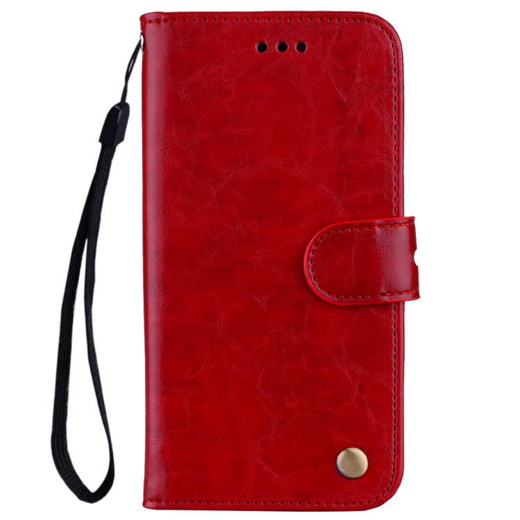 Business Style Oil Wax Texture Horizontal Flip Leather Case for Galaxy A40, with Holder & Card Slots & Wallet, For Galaxy A40