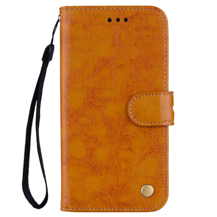 Business Style Oil Wax Texture Horizontal Flip Leather Case for Galaxy A40, with Holder & Card Slots & Wallet, For Galaxy A40
