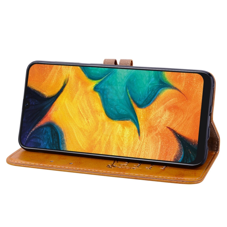 Business Style Oil Wax Texture Horizontal Flip Leather Case for Galaxy A30, with Holder & Card Slots & Wallet, For Galaxy A30