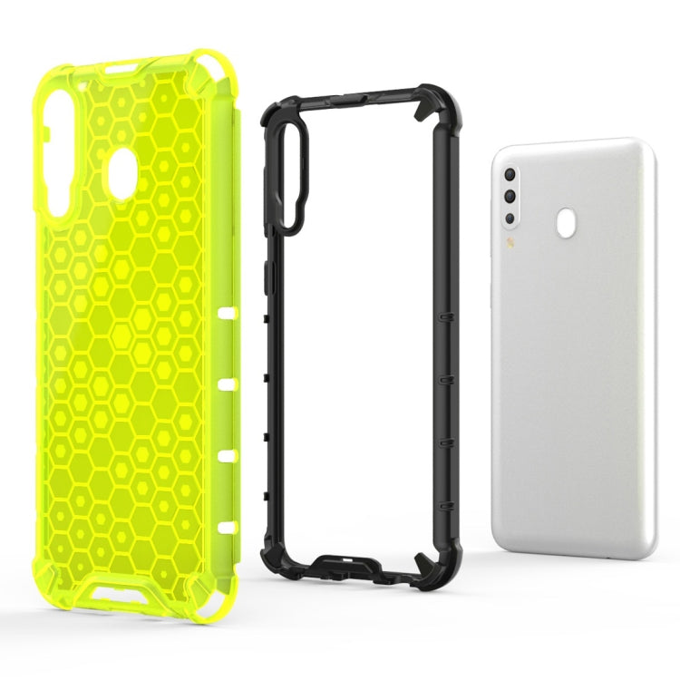 Shockproof Honeycomb PC + TPU Case for Galaxy M30, For Galaxy M30
