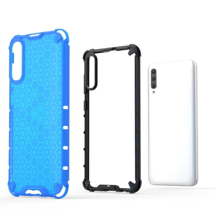 Shockproof Honeycomb PC + TPU Case for Galaxy A70, For Galaxy A70
