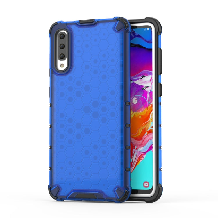 Shockproof Honeycomb PC + TPU Case for Galaxy A70, For Galaxy A70