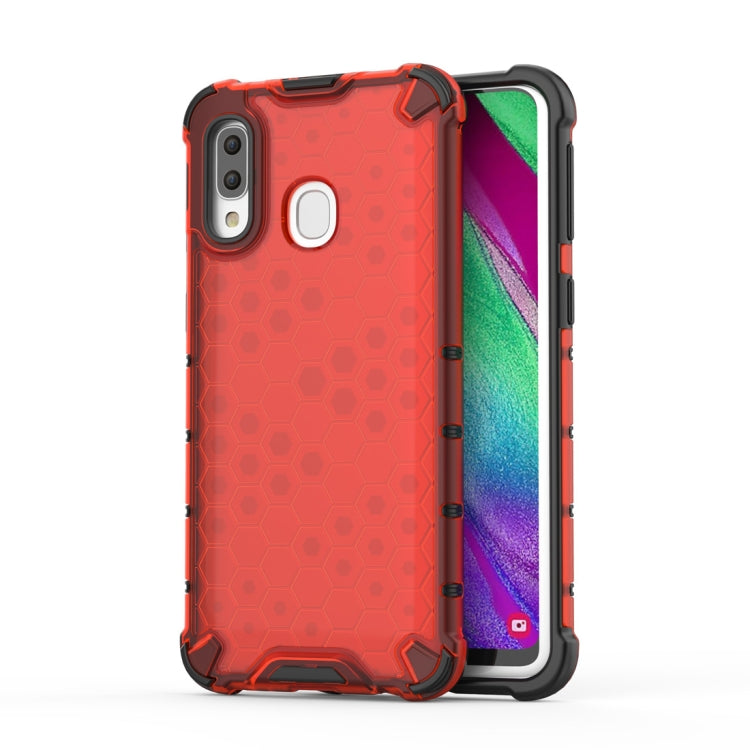 Shockproof Honeycomb PC + TPU Case for Galaxy A40