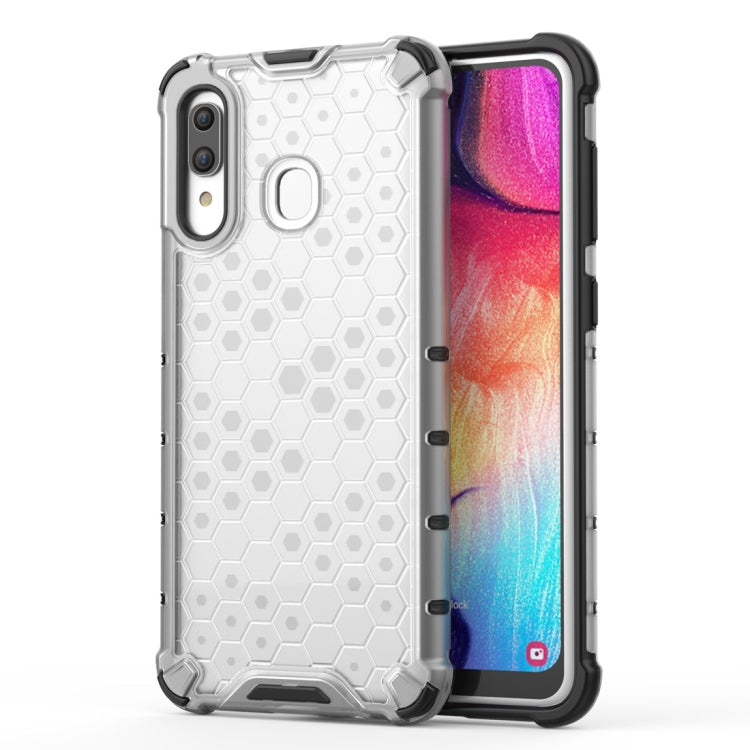 Shockproof Honeycomb PC + TPU Case for Galaxy A30, For Galaxy A30