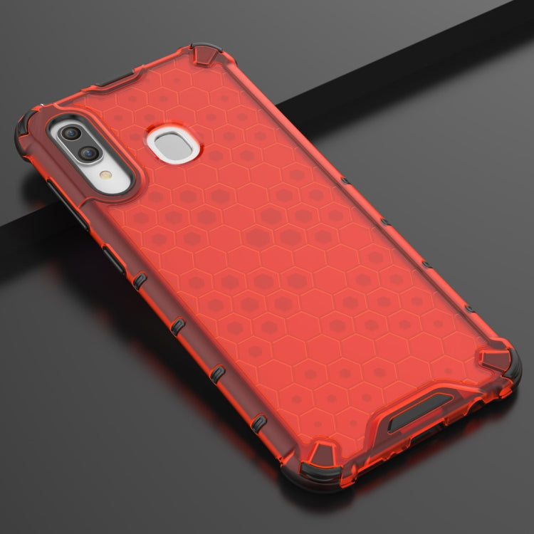 Shockproof Honeycomb PC + TPU Case for Galaxy A30, For Galaxy A30