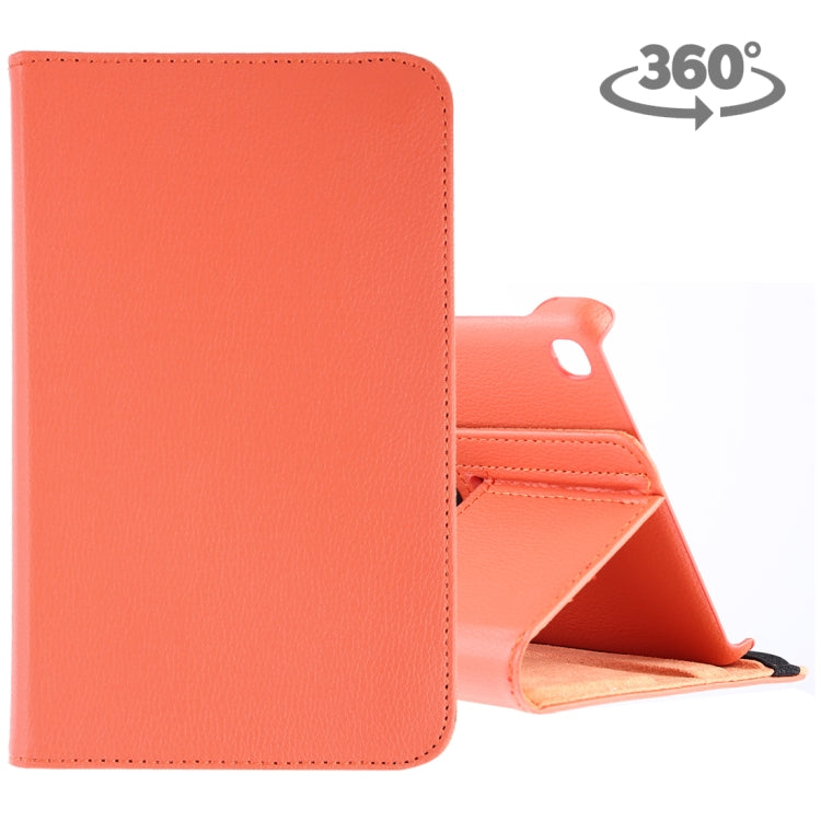 Étui en cuir à rabat horizontal et rotation à 360 degrés, texture litchi, pour Galaxy Tab A 8 (2019) / P200 / P205, avec support