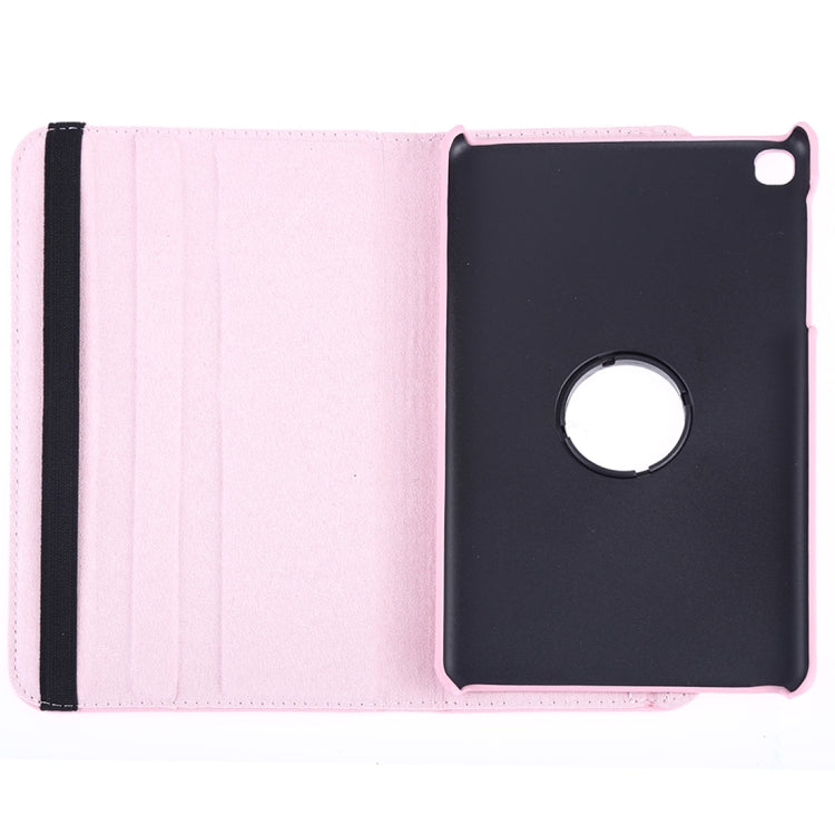 Étui en cuir à rabat horizontal et rotation à 360 degrés, texture litchi, pour Galaxy Tab A 8 (2019) / P200 / P205, avec support