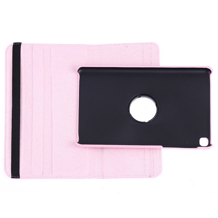 Étui en cuir à rabat horizontal et rotation à 360 degrés, texture litchi, pour Galaxy Tab A 8 (2019) / P200 / P205, avec support