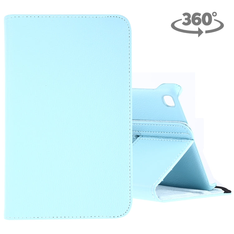 Étui en cuir à rabat horizontal et rotation à 360 degrés, texture litchi, pour Galaxy Tab A 8 (2019) / P200 / P205, avec support