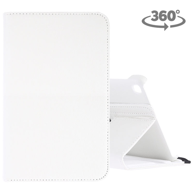 Étui en cuir à rabat horizontal et rotation à 360 degrés, texture litchi, pour Galaxy Tab A 8 (2019) / P200 / P205, avec support