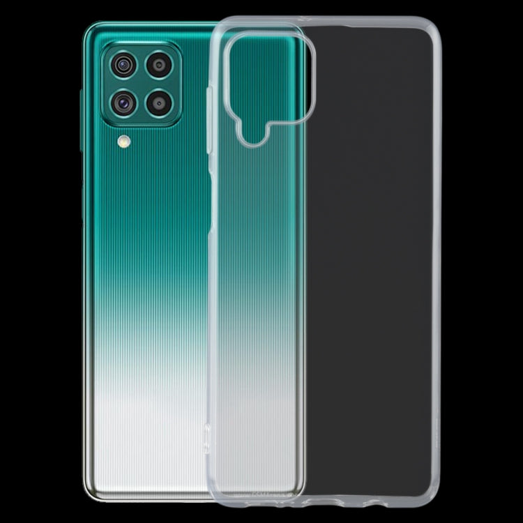 For Samsung Galaxy F62 0.75mm Ultra-thin Transparent TPU Soft Protective Case, For Samsung Galaxy F62