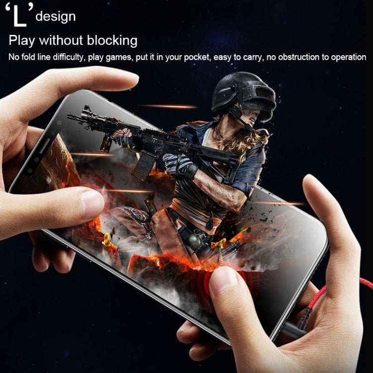 WK ET-Y30 ET Series 3.5mm Elbow In-ear Wired Wire-control Gaming Earphone with Microphone