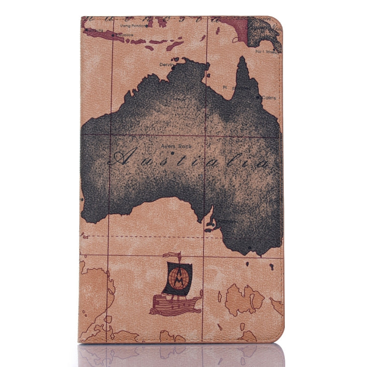 Map Texture Horizontal Flip Leather Case for Galaxy Tab A 8 (2019) P200 / P205,  with Holder & Card Slots & Wallet, Random Texture Delivery, For Galaxy Tab A 8 (2019)