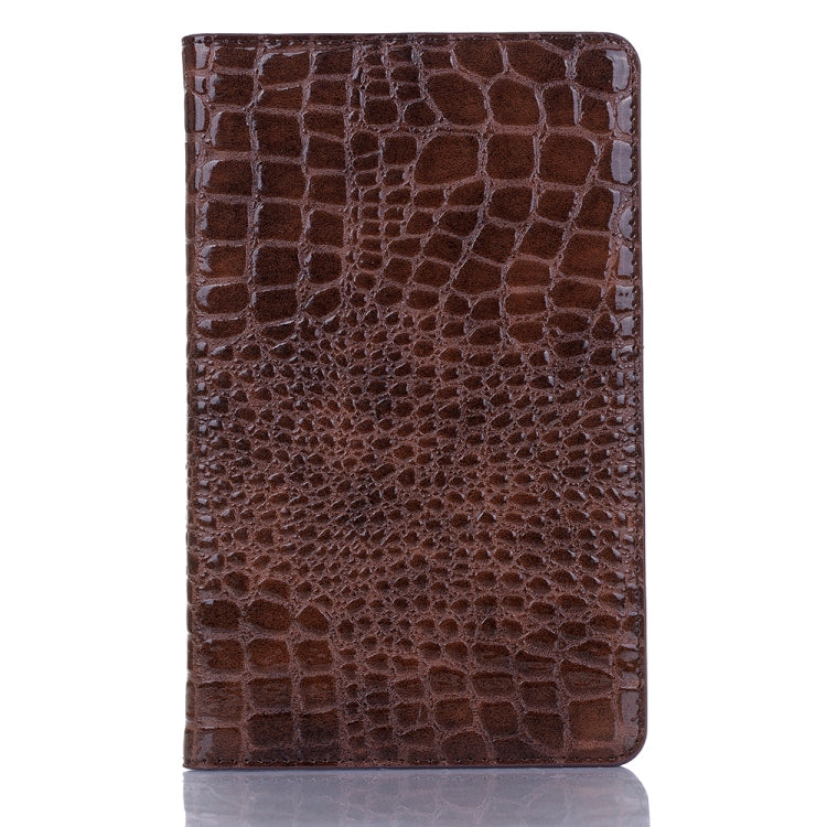 Étui à rabat horizontal en cuir effet crocodile pour Galaxy Tab A 8 (2019) P200/P205, avec support, emplacements pour cartes et portefeuille. Pour Galaxy Tab A 8 (2019)