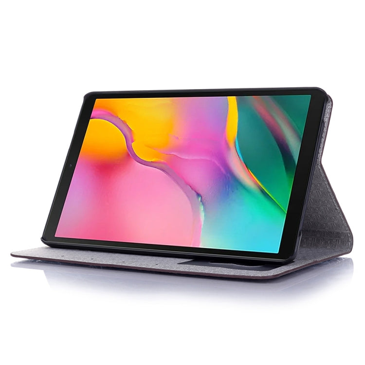 Étui à rabat horizontal en cuir effet crocodile pour Galaxy Tab A 8 (2019) P200/P205, avec support, emplacements pour cartes et portefeuille. Pour Galaxy Tab A 8 (2019)