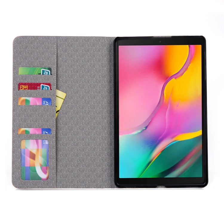 Cross Texture Horizontal Flip Leather Case for Galaxy Tab A 10.1 (2019) T510 / T515,  with Holder & Card Slots & Wallet, For Galaxy Tab A 10.1 (2019)