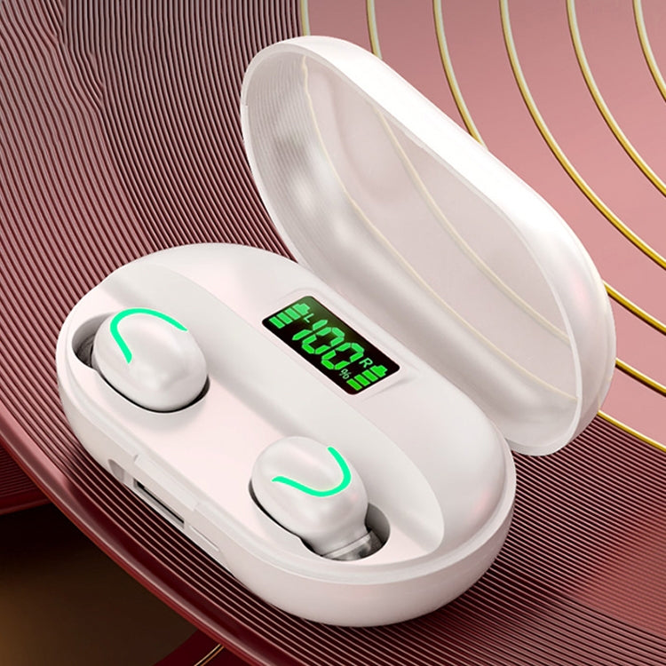 Écouteurs sans fil Bluetooth 5.0 TWS T2 à écran tactile avec boîtier de charge, T2 (rouge), T2 (blanc), T2 (noir)