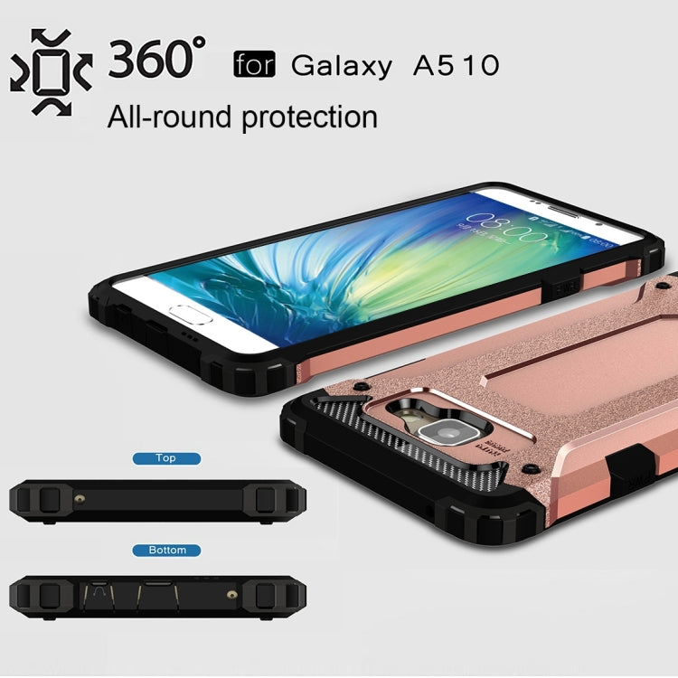 For Galaxy A5 (2016) / A510 Tough Armor TPU + PC Combination Case, For Galaxy A5 (2016) / A510