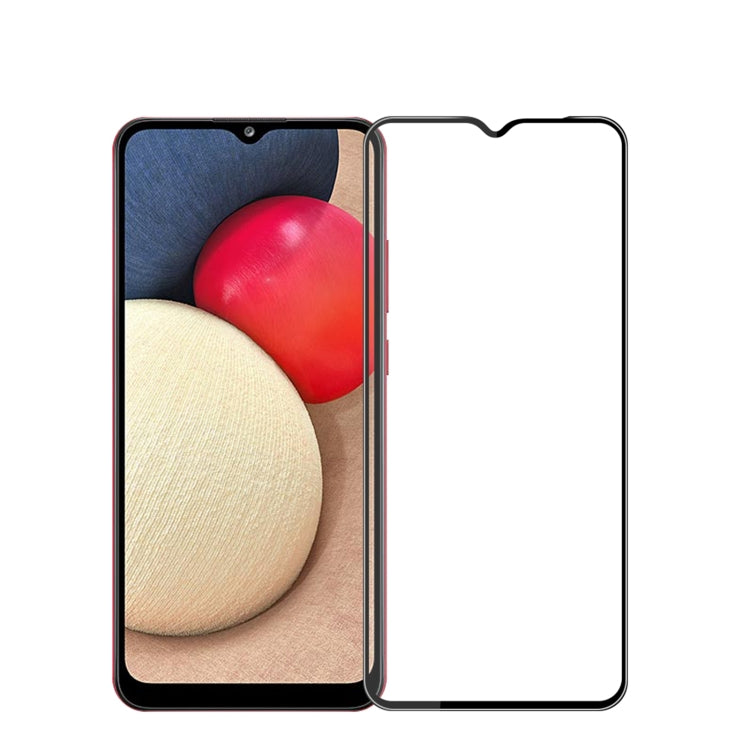 For Samsung Galaxy A03s 166mm PINWUYO 9H 3D Curved Full Screen Explosion-proof Tempered Glass Film