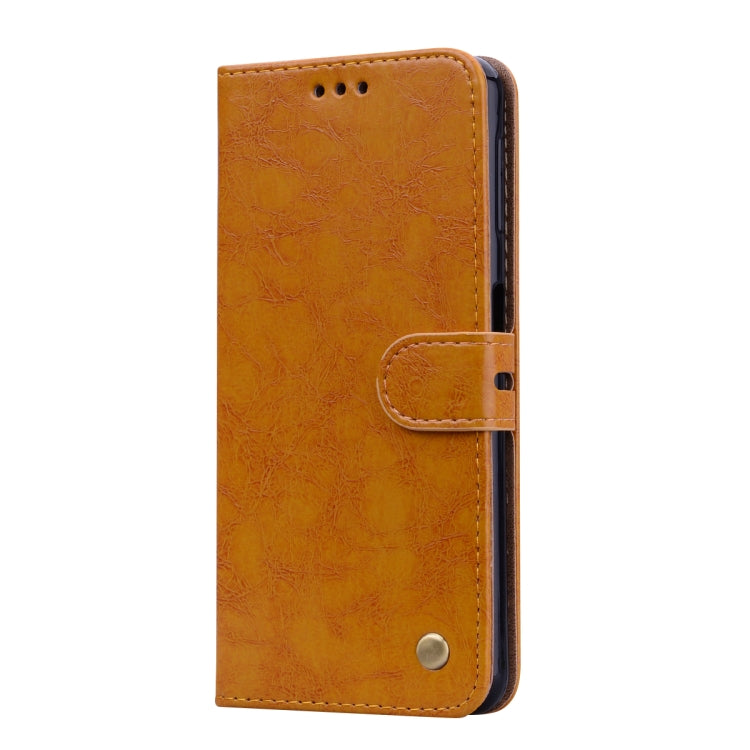Business Style Oil Wax Texture Horizontal Flip Leather Case for Galaxy A7 (2018), with Holder & Card Slots & Wallet, For Galaxy A7