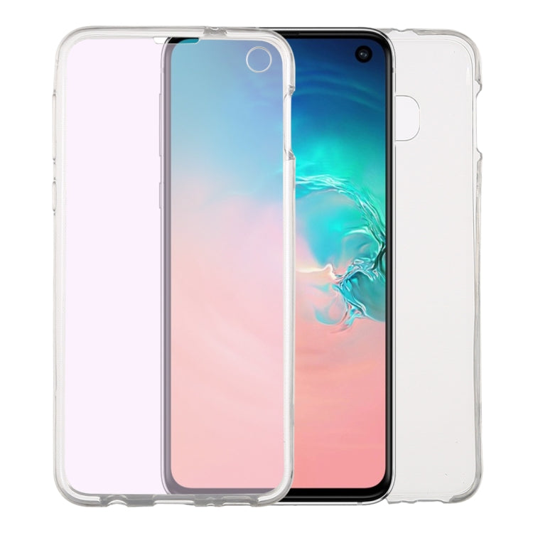 Ultra-thin Double-sided Full Coverage Transparent TPU Case for Galaxy S10e, Galaxy S10e