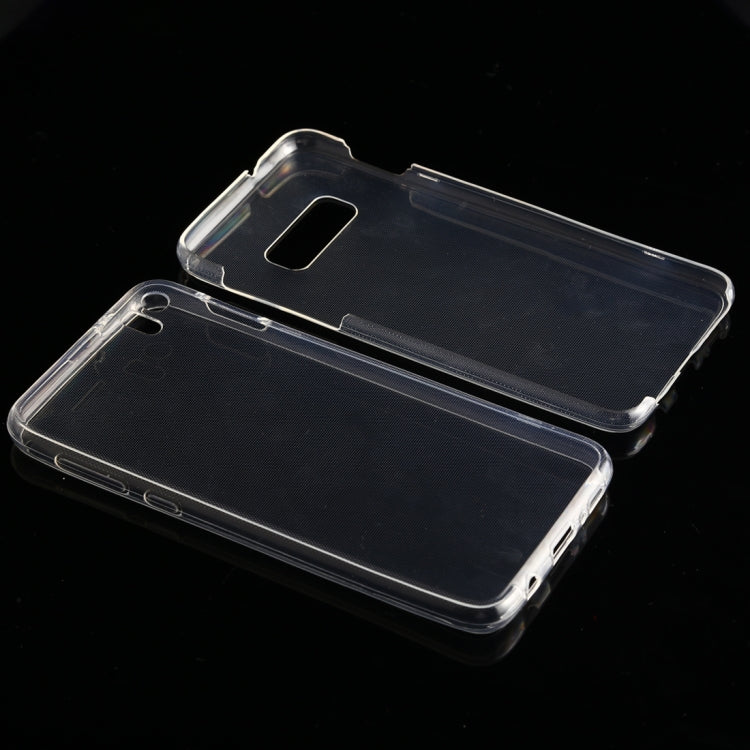 Ultra-thin Double-sided Full Coverage Transparent TPU Case for Galaxy S10e, Galaxy S10e