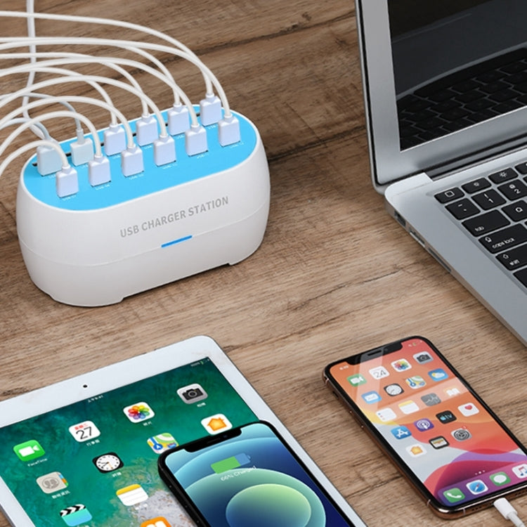 830-24 180W 24 USB Ports Multifunction Smart Charger Station AC100-240V, US Plug, 830-24