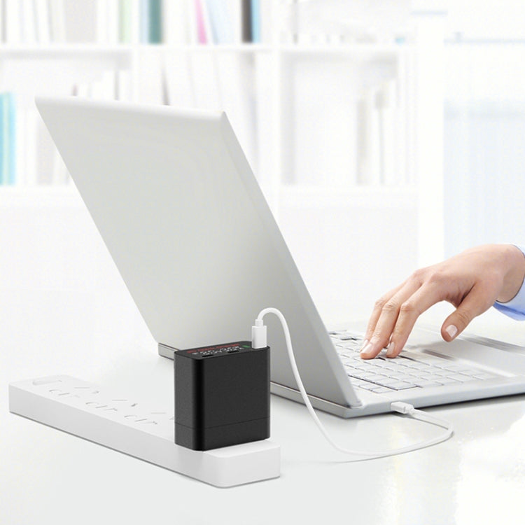 WLX-X8 65W Max 3 Ports USB-C / Type-C Quick Charger Adapter, US Plug