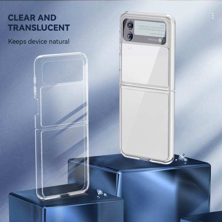 For Samsung Galaxy Z Flip4 All-inclusive Clear Crystal PC +TPU Shockproof Phone Case, For Samsung Galaxy Z Flip4