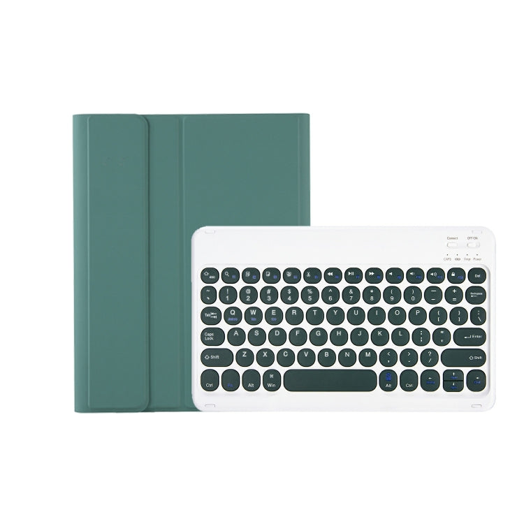 For iPad 11 2025 / 10th Gen 10.9 2022 YA10B Lambskin Texture Bluetooth Keyboard Leather Tablet Case with Pen Slot, YA10B