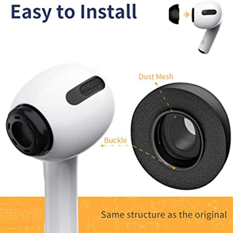 ZS0164 Slow Rebound Foam Earmuffs for AirPods Pro, Size: S, S