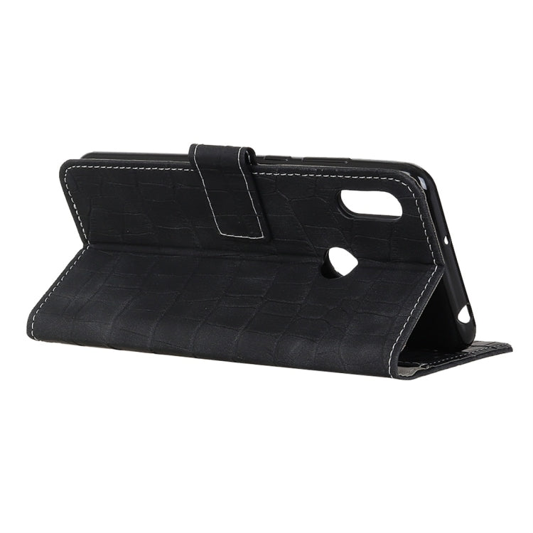 Crocodile Texture Horizontal Flip Leather Case for Galaxy A40, with Holder & Wallet & Card Slots & Photo Frame, For Galaxy A40