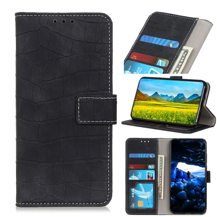 Crocodile Texture Horizontal Flip Leather Case for Galaxy A40, with Holder & Wallet & Card Slots & Photo Frame, For Galaxy A40
