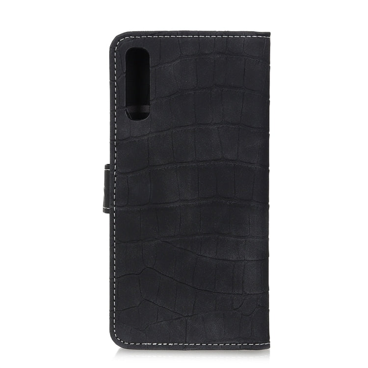 Crocodile Texture Horizontal Flip Leather Case for Galaxy A50, with Holder & Wallet & Card Slots & Photo Frame, For Galaxy A50