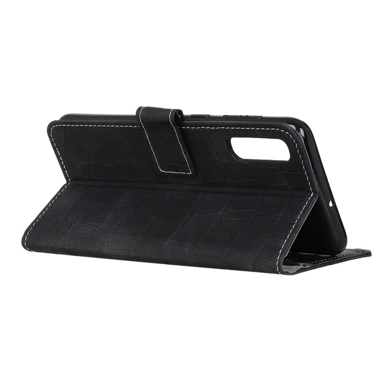 Crocodile Texture Horizontal Flip Leather Case for Galaxy A50, with Holder & Wallet & Card Slots & Photo Frame, For Galaxy A50